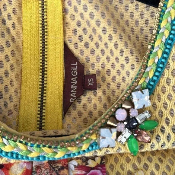 Anthropologie | Ranna Gill | Lore Maxi Dress | Pleated | size XS - Picture 8 of 9